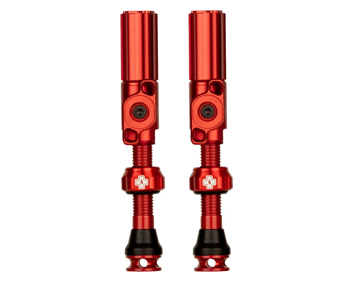Muc-Off Big Bore Hybrid Tubeless Valves (Red) (Pair) (Medium) (35mm)